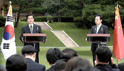 胡訪韓 朝核武 朝鮮半島風浪不止