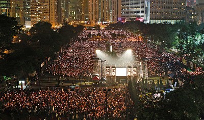 中共越打壓越反抗 香港六四悼念創奇蹟