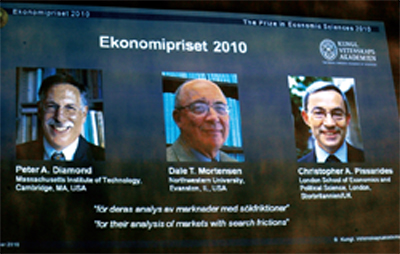 2010年諾貝爾經濟學獎得主捎來可貴的啟示
