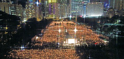 「六四」事件真相 全球祭「六四」屠殺 香港悼念破紀錄