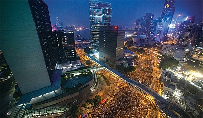 >香港「雨傘運動」全程圖片輯