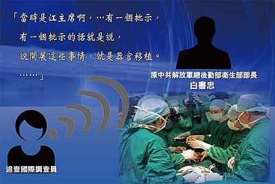 追查1814名大陸醫生涉嫌參與活摘法輪功學員器官