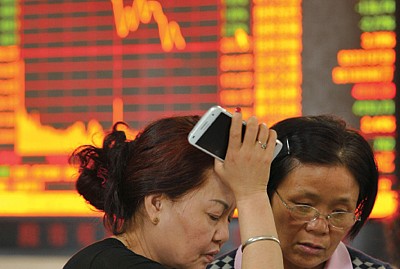 中國經濟發生嚴重困難押賭股市