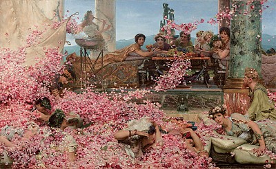 埃琉卡巴勒斯的玫瑰雨 畫中有話