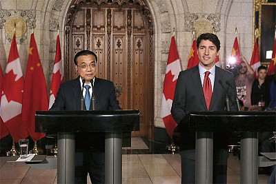 李克強訪問加拿大 有望簽訂引渡協議 