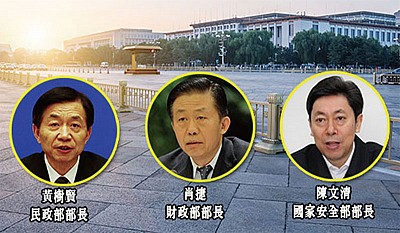 習核心強勢主導 一天國安財政等四大部長換人