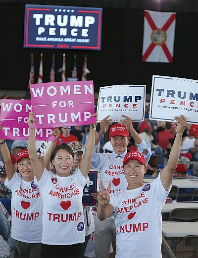支持美國夢 華裔罕見的政治熱情