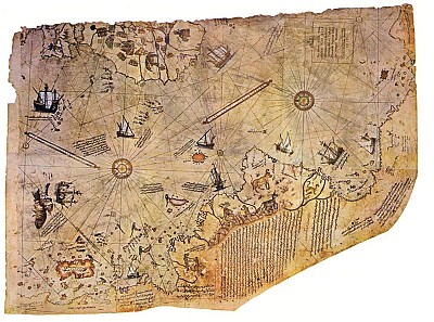 >兩張500年前世界地圖盡顯古文明之發達
